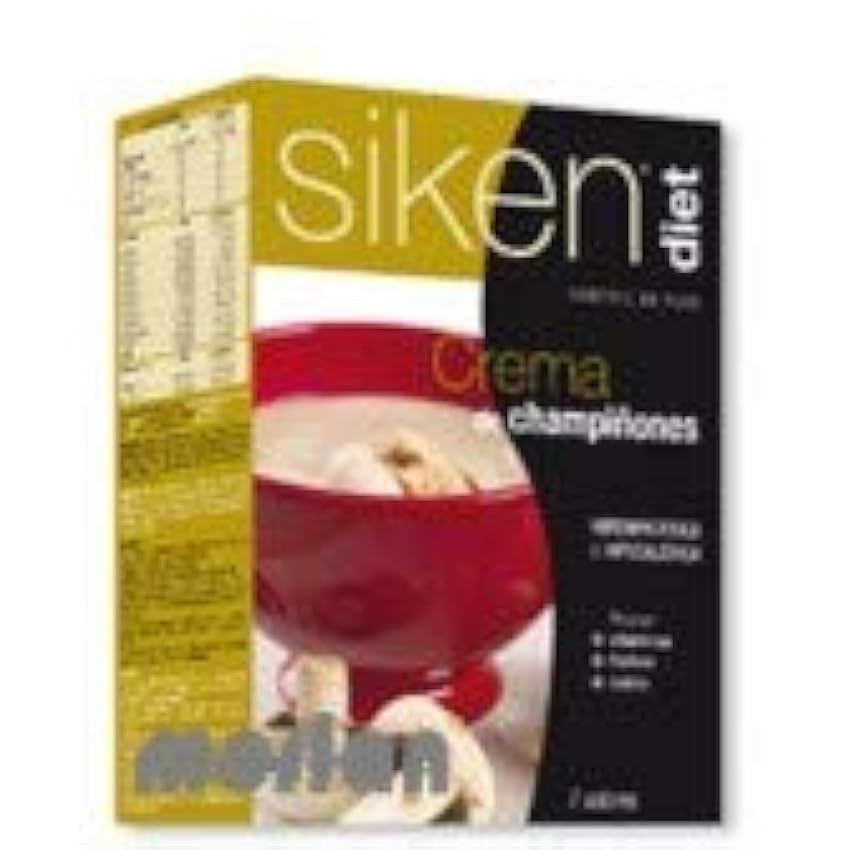 Siken Diet - Crema Sabor Champiñones, Rica en Proteínas