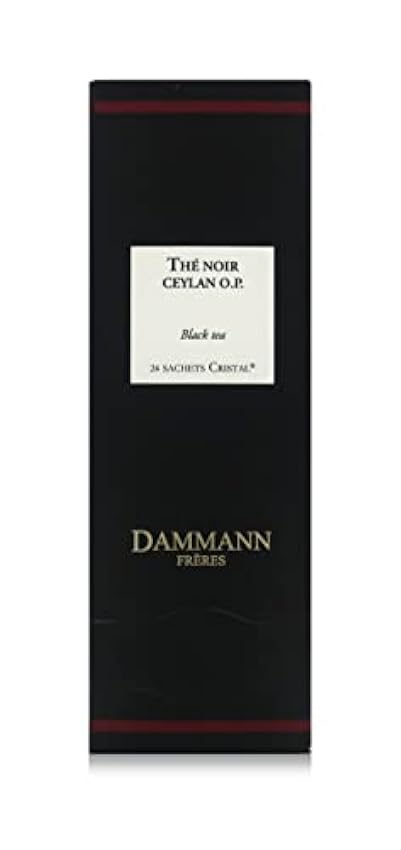 Dammann Ceylan Orange Pekoe - Té negro orgánico, 24 bol