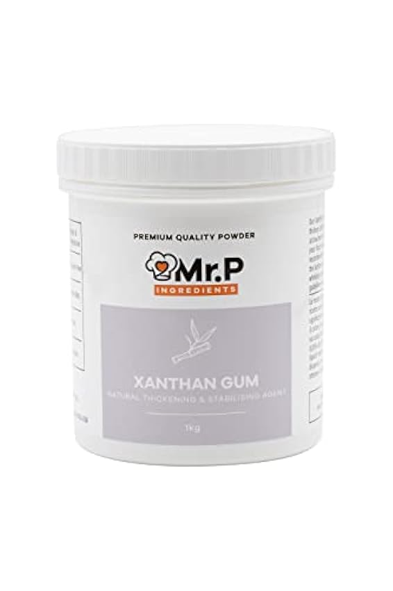 Mr.P Ingredients Goma Xantana 1 Kg en Polvo Ideal Para 