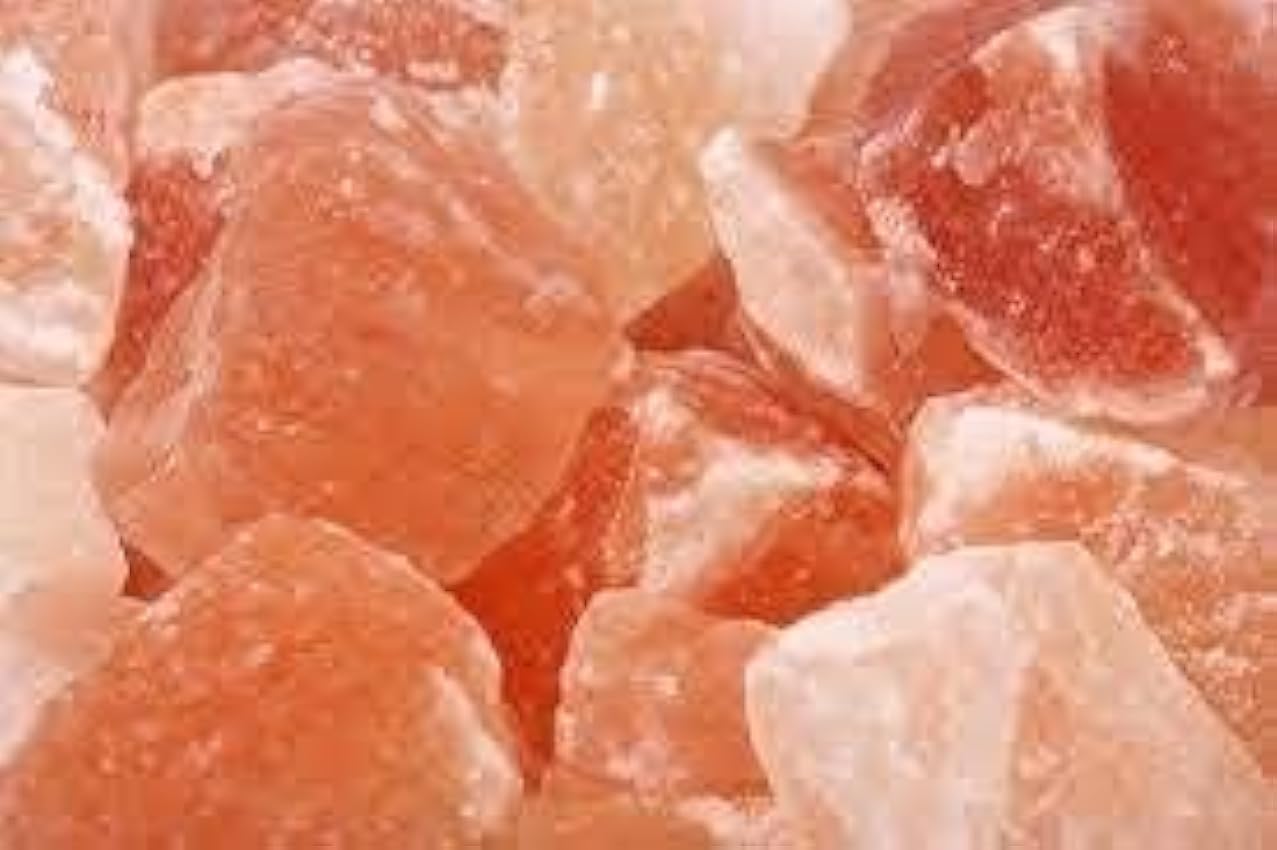 Green Velly Organic Nature Himalayan Pink Rock Salt Chunks (Pack of 400 Gram) l7Y8rQpy