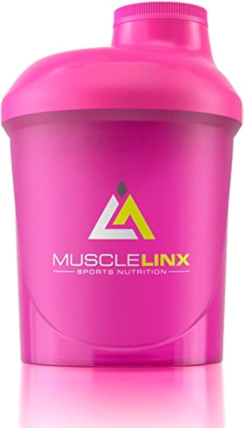 Musclelinx - Botella de proteínas con tapa de rosca, 10