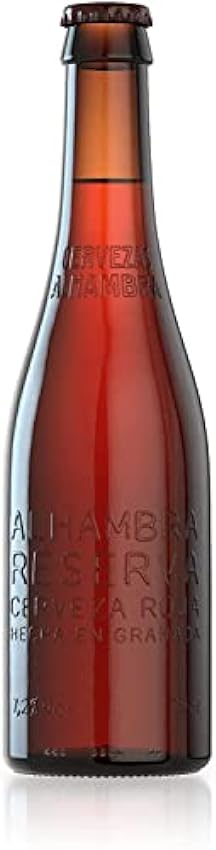 Alhambra Reserva Cerveza Roja Garnacha Bock Lager, Sabor Intenso de Larga Fermentación, Pack de 24 Botellines de 33 cl, 7.2% Volumen de Alcohol h9yIQjl6