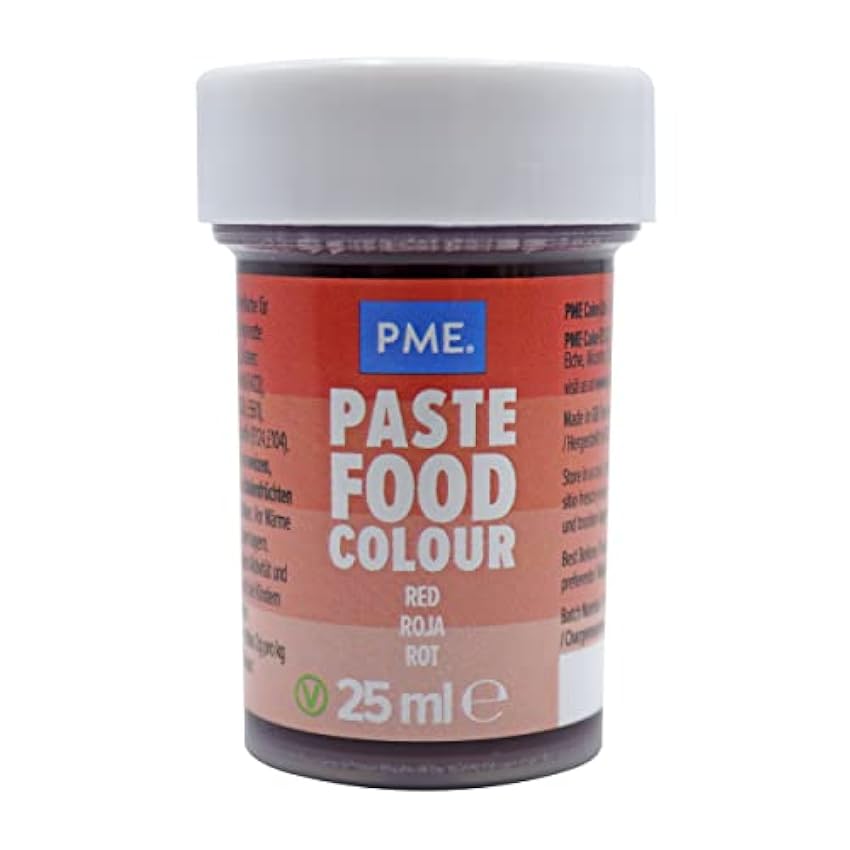 PME Colorante en Pasta Rojo Baya 25 g & Colorante en Pasta Rosa Intenso 25 g lBA4cF3S