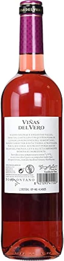 Viñas Del Vero Rosado Merlot Tempranillo - Vino D.O. Somontano - 6 botellas de 750 ml - Total: 4500 ml gRTmmlDy