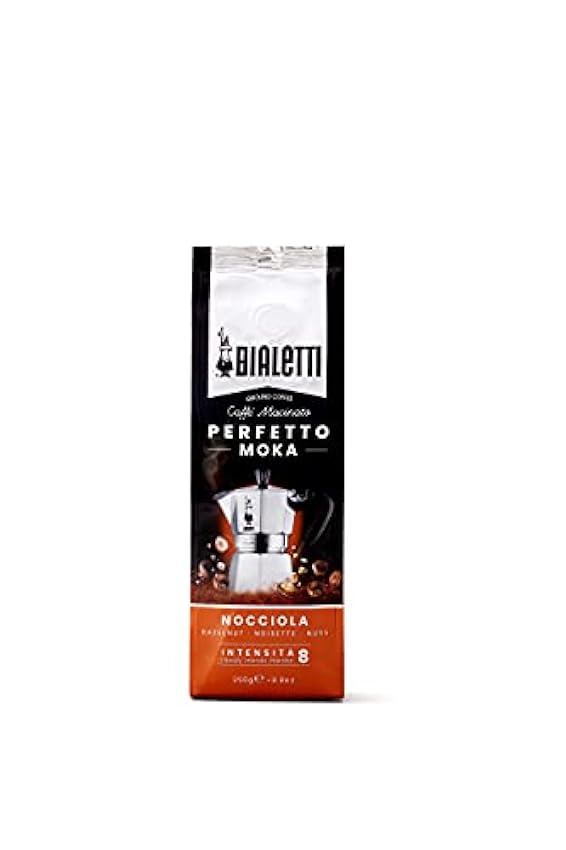 Bialetti - Perfetto Moka Classic: Café Molido Tueste Medio, Aroma de Avellana y Fruta Seca, 250g, Paquete con Válvula Unidireccional para Preservar el Sabor joI0HWTp
