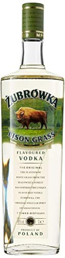 Zubrowka BISON GRASS Flavoured Vodka 40% - 1000 ml guOiwfPB