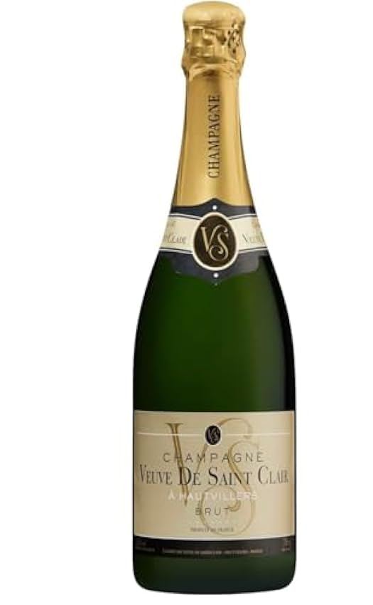 Champagne Francés. Champagne - 750 ml. Champagne Veuve de Saint Clair. BRUT. Pinot noir (28-33%), Pinot Meunier (50.52%),Chardonnay (17-20%). Champagne fabricado en Francia. Nla1xwKX