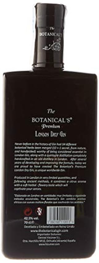 The Botanical´s - Pack con Ginebra London Dry y Copa Balón, 700 ml ICAly037