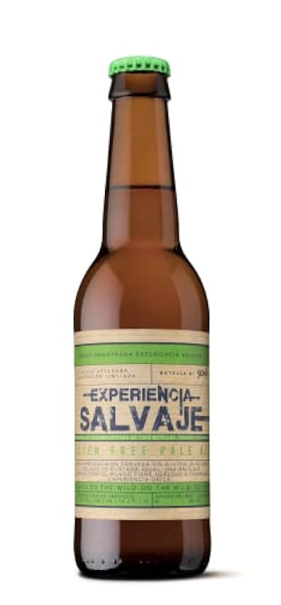 MICA – Pack 6 Cervezas Artesanales Experiencia Salvaje Sin Gluten – Cerveza Pale Ale con todo el sabor - 33 cl – 6% j10WnDjI