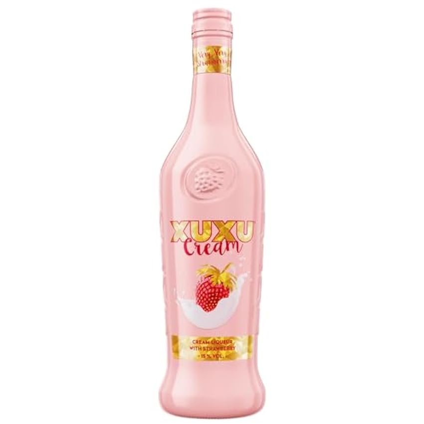 XUXU Cream Liqueur with Vodka & Strawberry 15% Vol. 0,7l MZTSPcqH