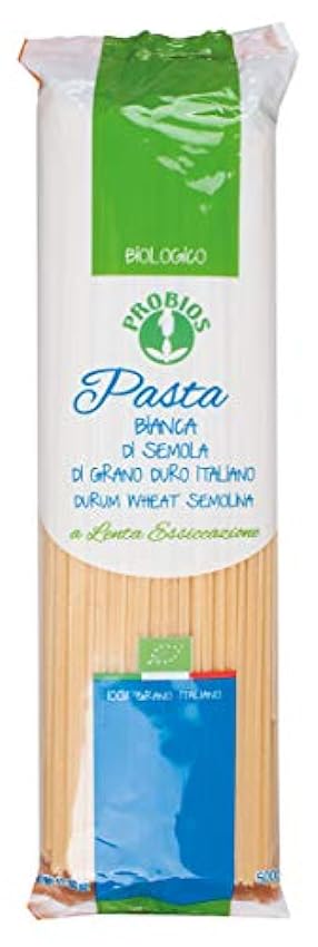 Probios Pasta de Sémola de Trigo Duro Spaghetti - Paquete de 12 x 500 gr - Total: 6000 gr NwlYoaY5