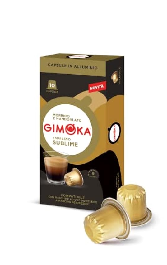 Gimoka - Compatible Para Nespresso - Cápsulas Aluminio - 100 Cápsulas - Sabor PACK DEGUSTACIÓN - Made In Italy JOMYuxQo