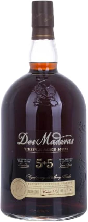 Dos Maderas PX 5+5 Years Old Aged Rum 40% Vol. 3l l2dPN