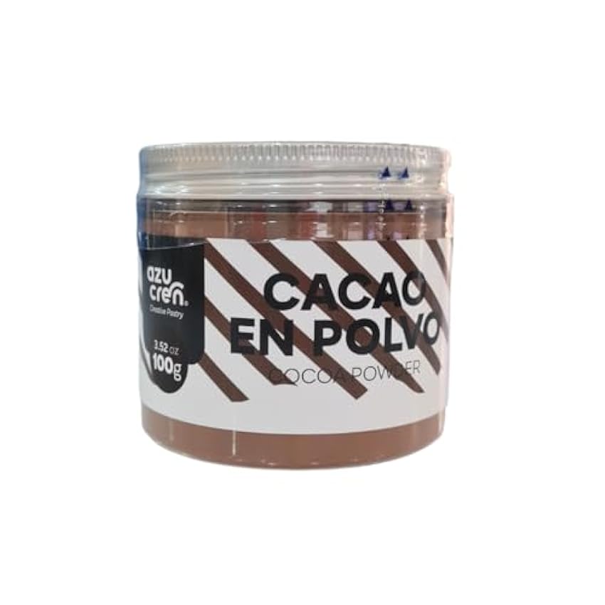 Azucren - Cacao en Polvo - Ideal para Elaborar Pasteles, Cupcakes o Bombones - Productos de Repostería (100G) JZiXtm3g