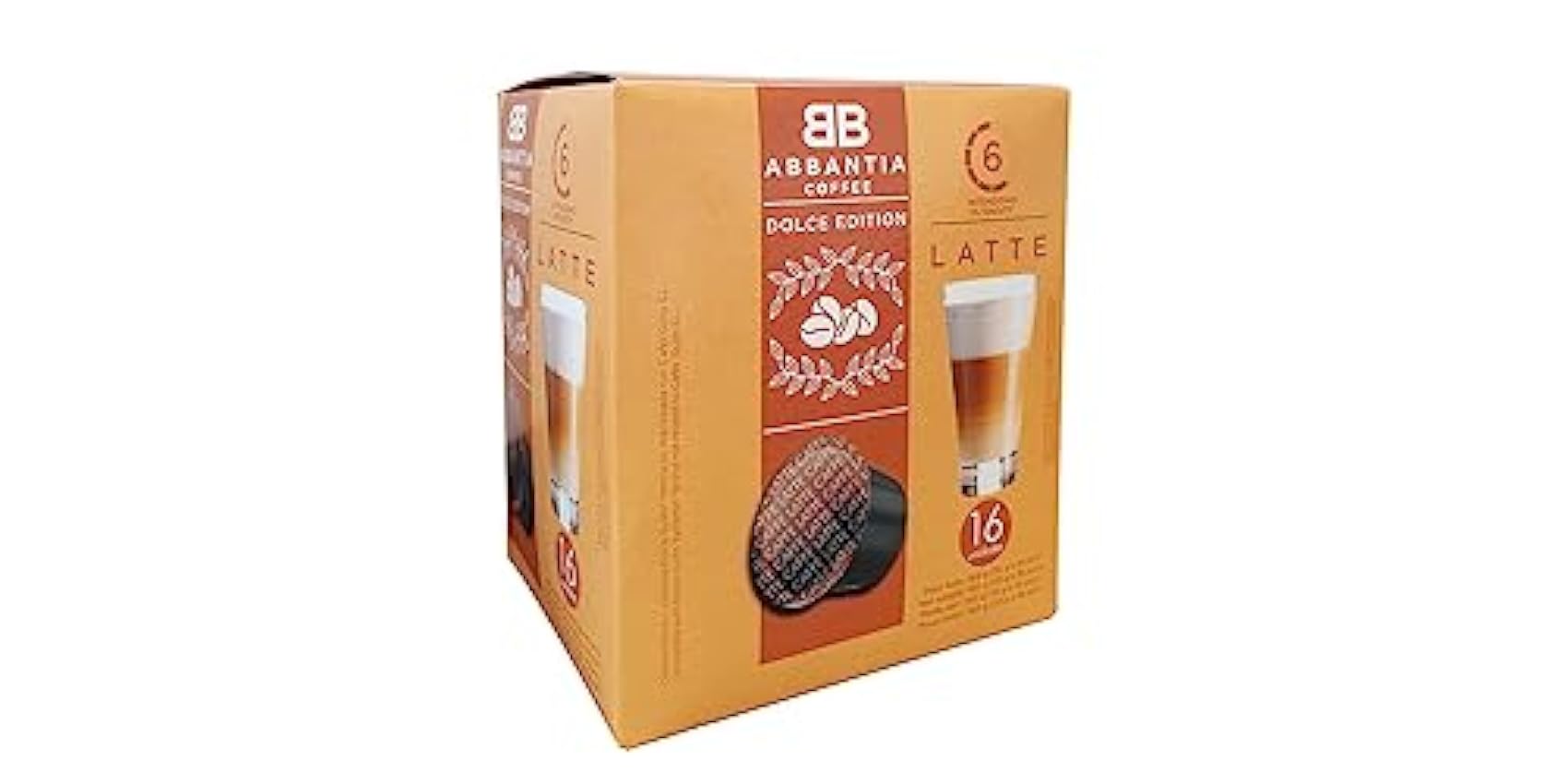 ABBANTIA Cápsulas de Café Latte Compatibles con Dolce G