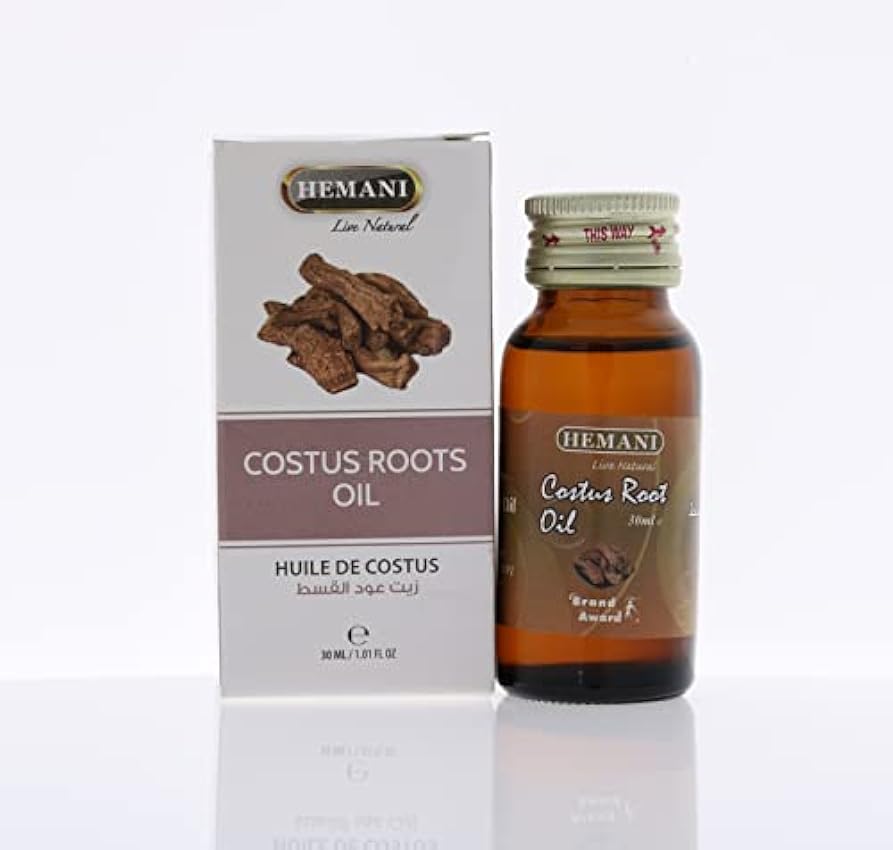 Aceite de raíz de Costus 30ml Hemani Costus Roots Oil H