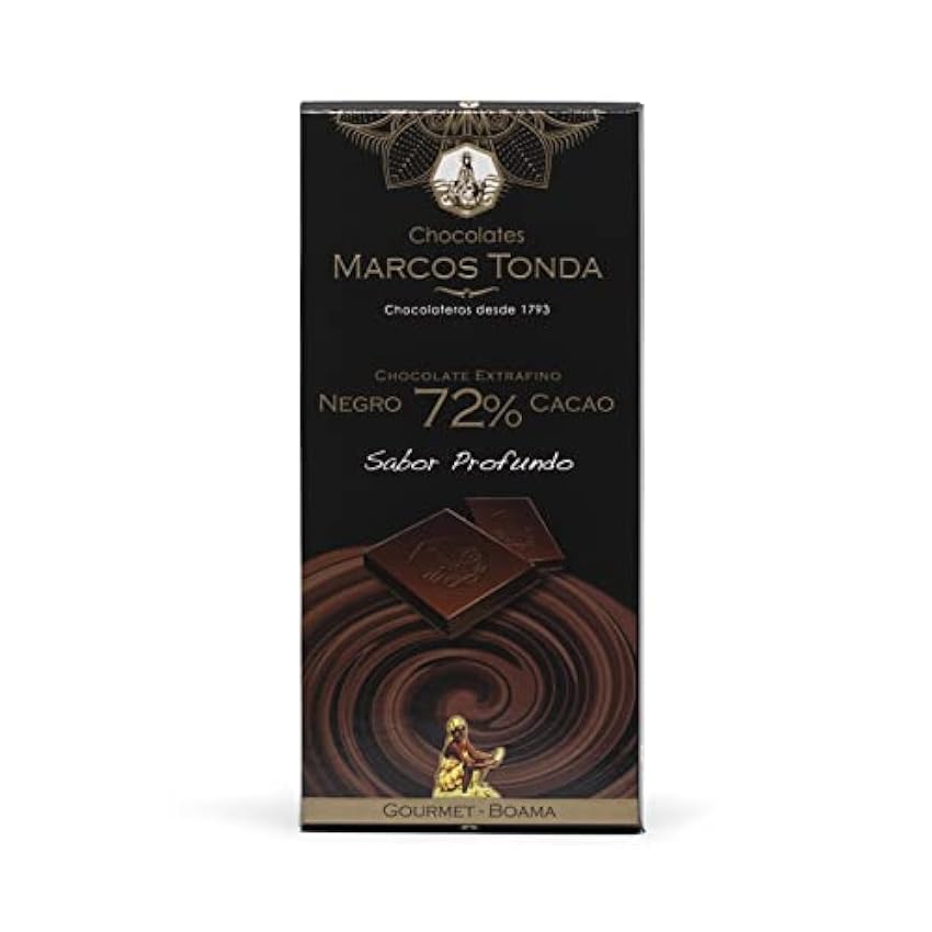 Chocolates Marcos Tonda – Chocolate Negro 72% | Chocola