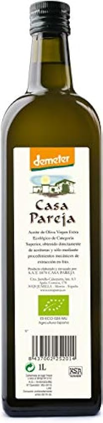 CASAPAREJA Aceite DE Oliva Botella Bio Demeter 1 L, Estándar, Único NyNVDA5d