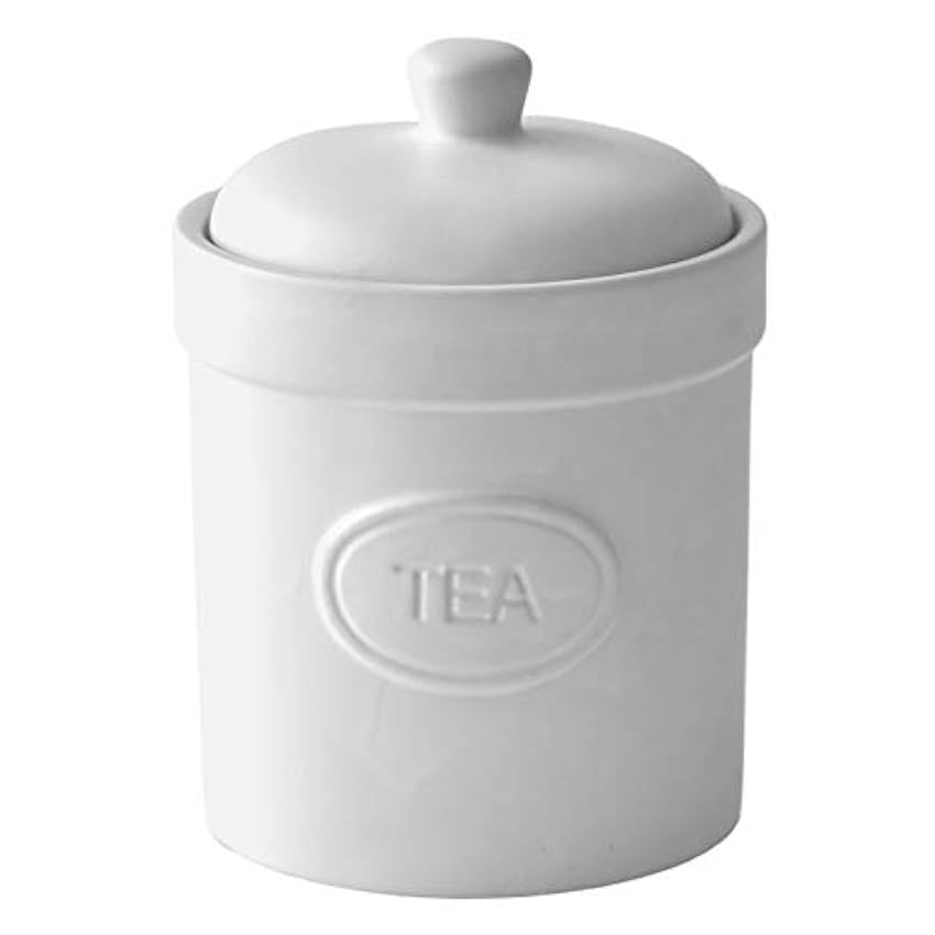 Tarros de té y azúcar mate (blanco, té) fPtjO5Xu