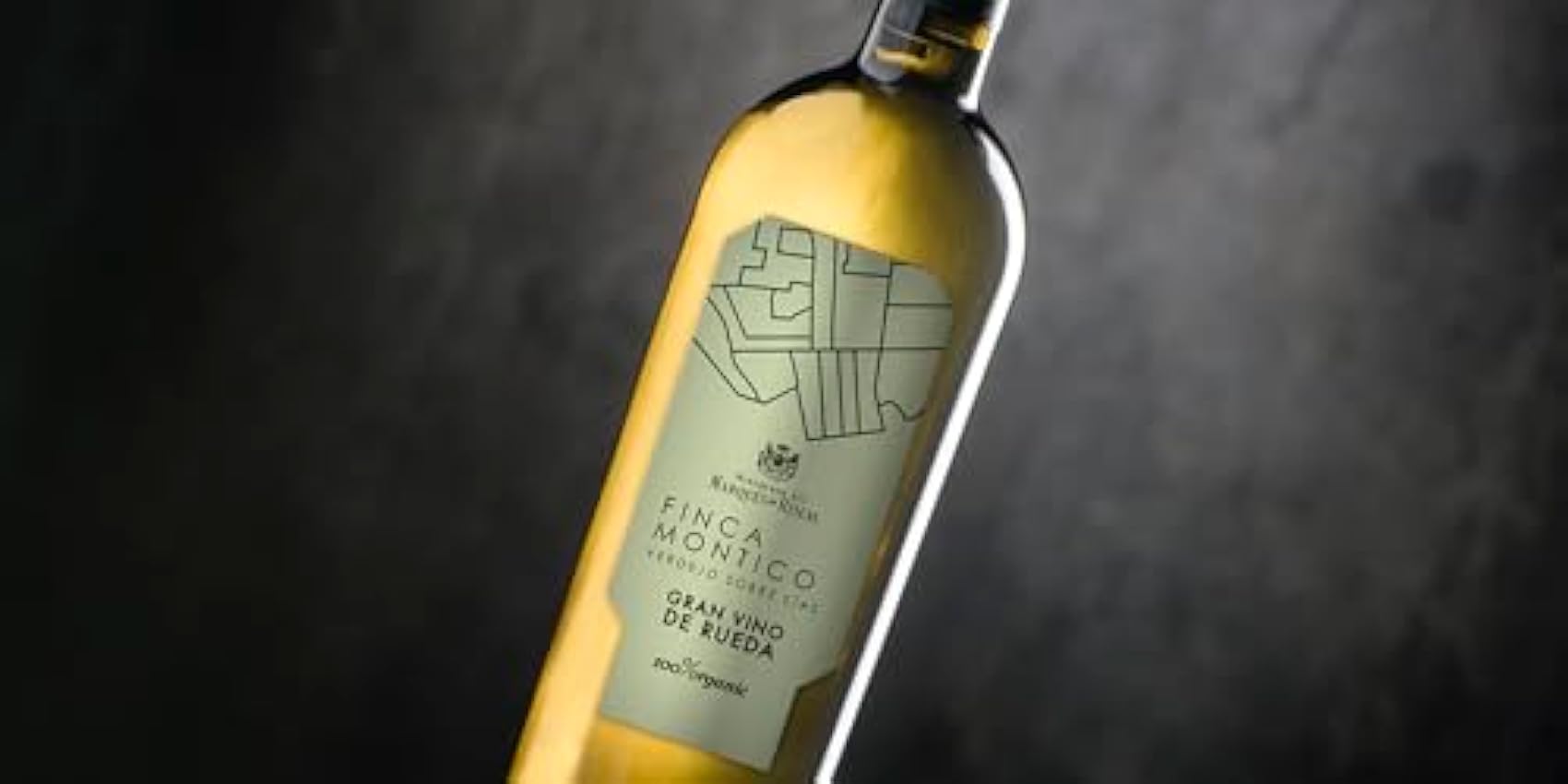 Marqués de Riscal - Finca Montico Gran Vino de Rueda, Denominación de Origen Rueda, Vino Blanco Verdejo, 100% Organic con certificación ecológica - Estuche 3 botellas x 750 ml GNjIppK6