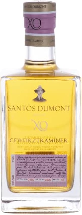 Santos Dumont XO Gewürztraminer Superior Spirit Drink 40% Vol. 0,7l noklbw1G