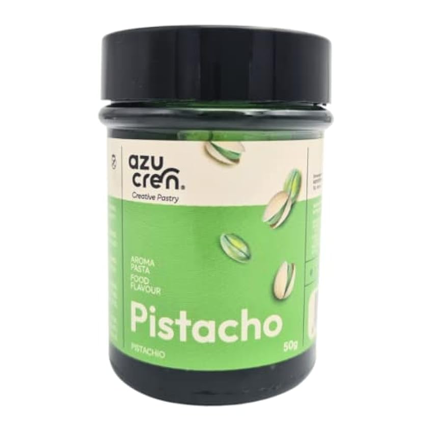 Azucren - Aroma en Pasta de Pistacho - Aromatizar y Potenciar - Sabor a Pistacho - Ideal para las Creaciones Reposteras (Pistacho) OUwIIjY1