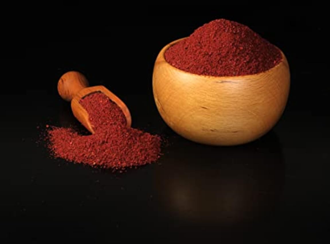 Minotaur Spices | Zumaque | 2 x 500 g (1 Kg) | Polvo de Especias del árbol del vinagre molido fttKhNfS