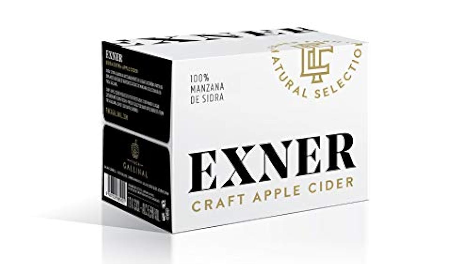 EXNER Craft Apple Cider - Sidra Artesana 100% Manzana - Sin Concentrado (12 x 33 cl) Iv85YOMS