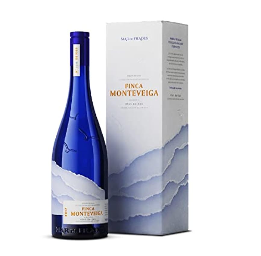 Mar de Frades – Estuche Regalo 1 Botella de Vino Albariño 750 ml, Denominación de Origen Rías Baixas - Finca Monteveiga nsPawqJP