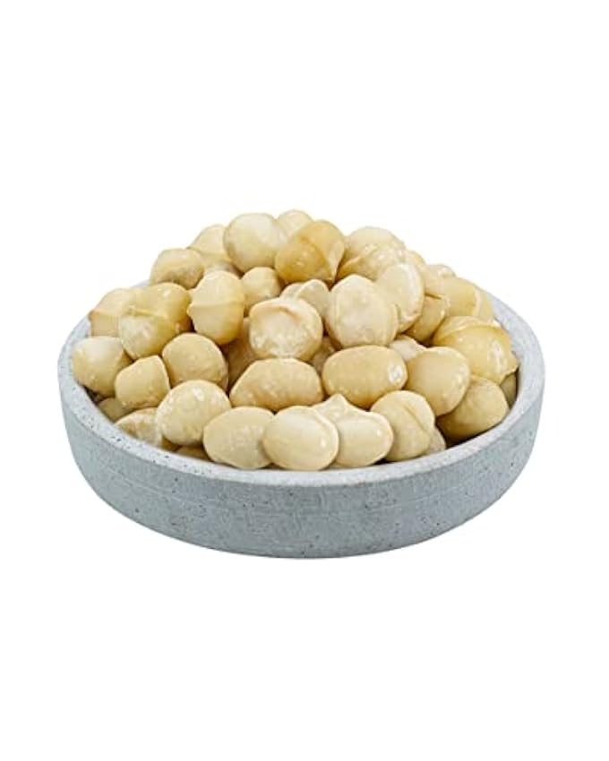 Pearls BIO Nueces de Macadamia 1kg - Macadamias Sin Sal y Sin Tostar ( Estilo 2) - Sin tratar y sin aditivos de cultivo orgánico controlado LEEPldt8
