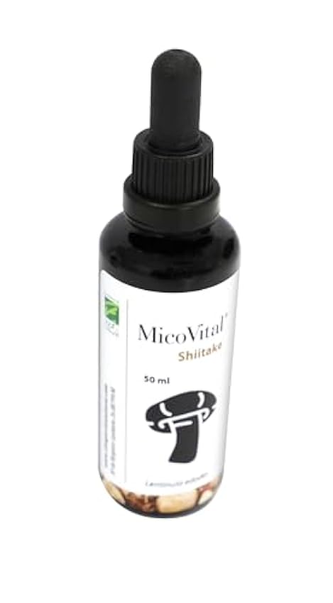 100% Natural MICOVITAL® SHIITAKE LÍQUIDO. 50 ml. no19uubh