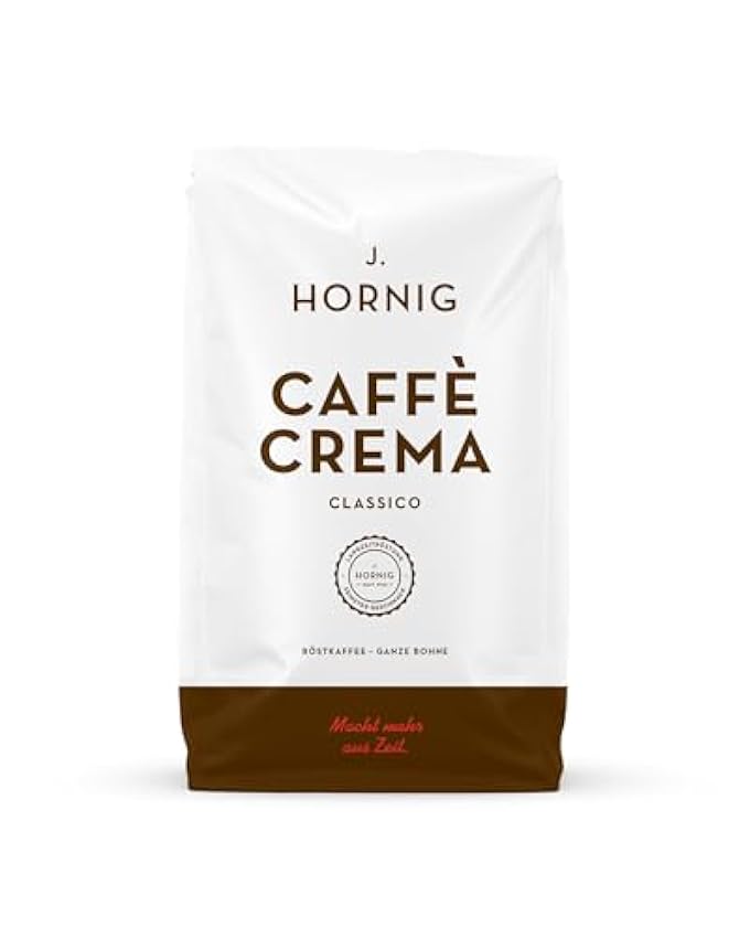 J. Hornig café en grano, Espresso, Caffe Crema Classico, arabica y robusta, 500g, café de Austria huFlnwKg