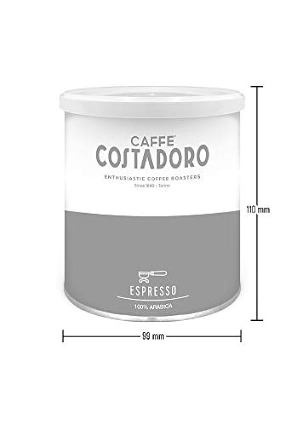 CAFFE´ COSTADORO Arabica Espresso Café Lata 250 g p9MLAShC