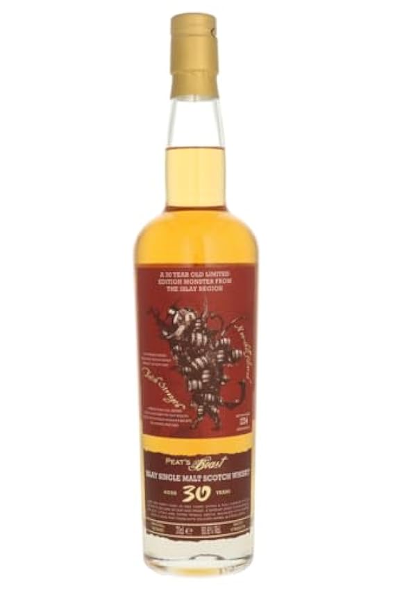 Peat´s Beast 30 Years Old Islay Single Malt Limited Edition 50,6% Vol. 0,7l in Giftbox nh7D4POg
