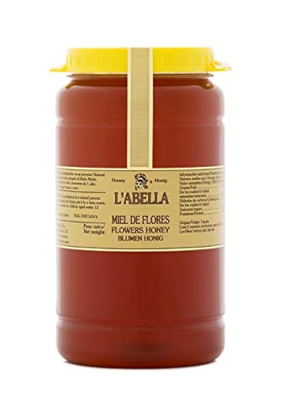 L’Abella Mel – Miel de flores 2kg – Miel natural recolectada en España GbhSoOCZ