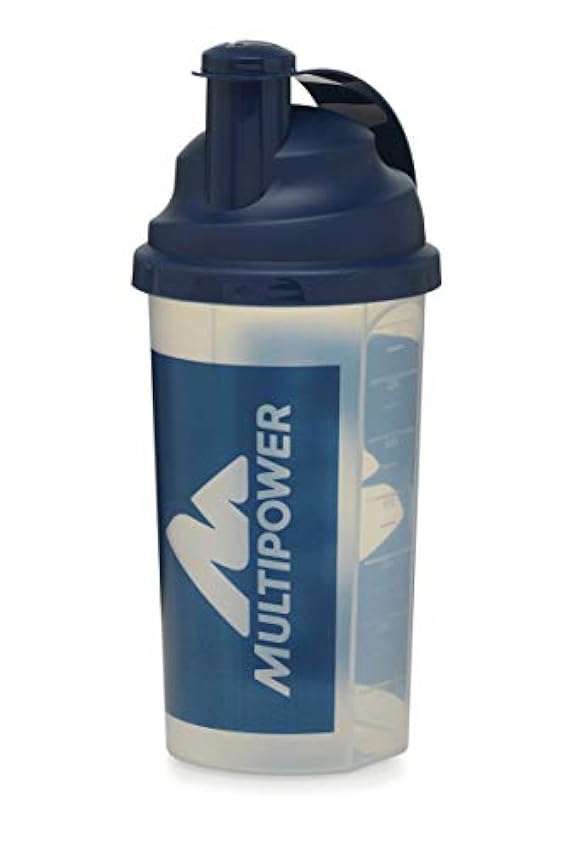 Coctelera, Multi Power 700 ml, transparente/azul. OqsStcjR