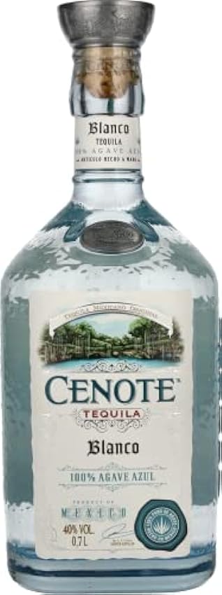 Cenote Añejo - Tequila Blanco Premium 100% agave azul, 