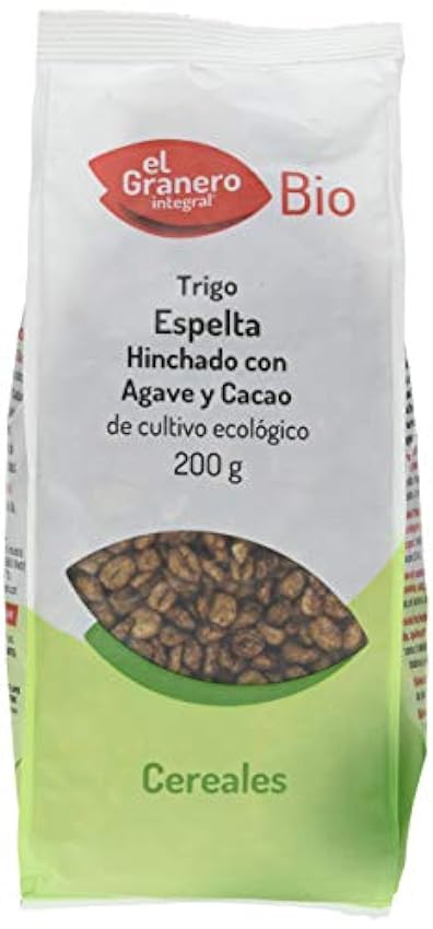 Granero Trigo Espelta Hinchada Con Agave Y Cacao Bio 200Gr Envase De 200 Gramos 200 g k9y8W3EM