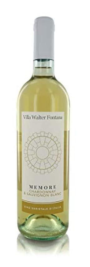 Villa Walter Fontana Vino Blanco Memore, Chardonnay y Sauvignon Blanc de Valtellina, Cosecha 2019, Botella de 75 cl. ggu6FRQF