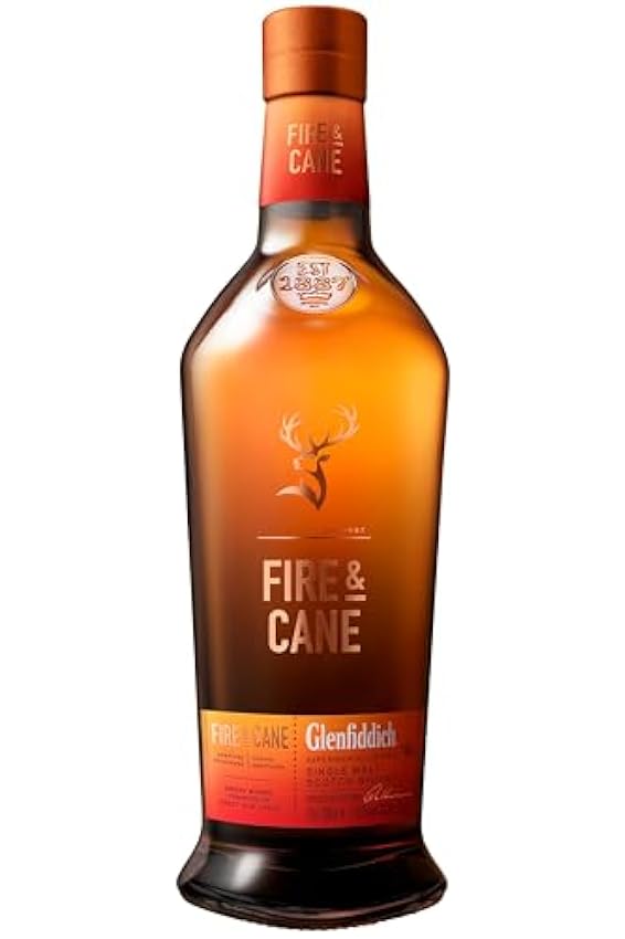 Glenfiddich Fire & Cane whisky escocés de malta, 70cl M