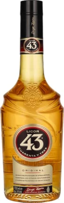 Licor 43 - Licor Único con 43 Ingredientes Naturales - Botella 700 ml LgQOroOa