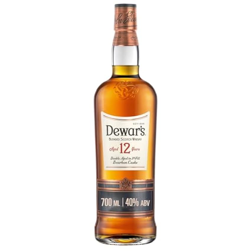 DEWAR´S 12 Años, Whisky Escocés Blended, Doble Añe