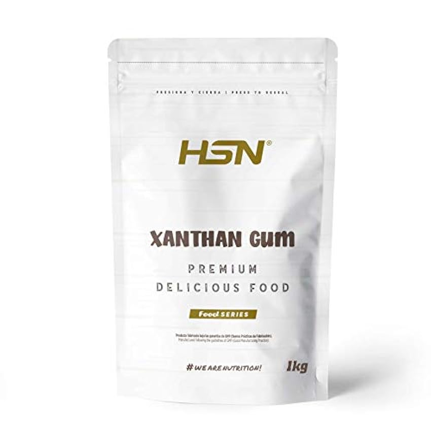 HSN Goma Xantana 1000 Gramos | Espesante Alimenticio Ideal para Recetas Fitness | Fibra Soluble | No-GMO, Vegano, Sin Gluten ni Lactosa M1zNqQN0