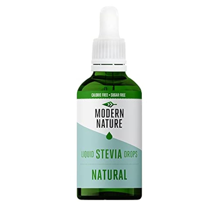 Modern Nature - Gotas de Stevia Líquida – Sin Sabor 100