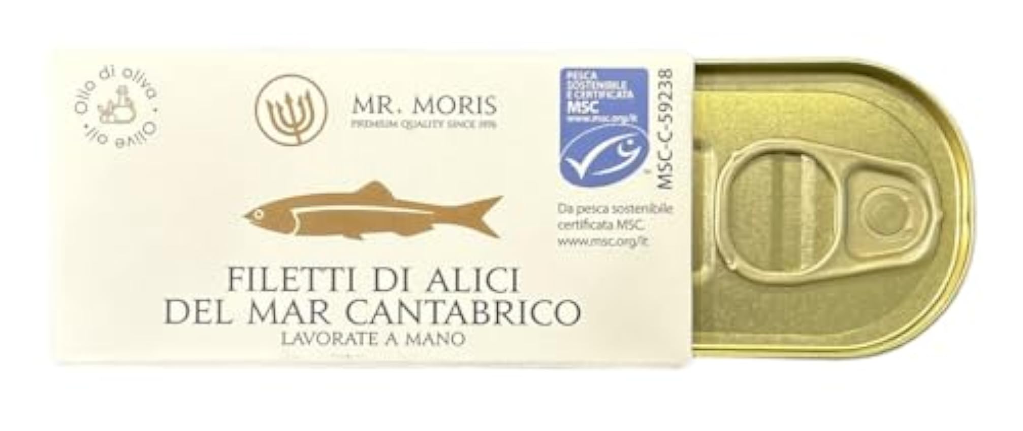 Mr. Moris® | Filetes de Anchoa del Cantábrico en Aceite