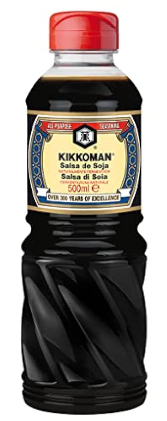 Kikkoman - Salsa de Soja Original, Receta Tradicional, Fermentación Natural, 500ml m9XKhhCl