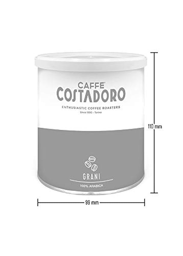 CAFFE´ COSTADORO Arabica Granos Café Lata 250 g n4QuSl2a