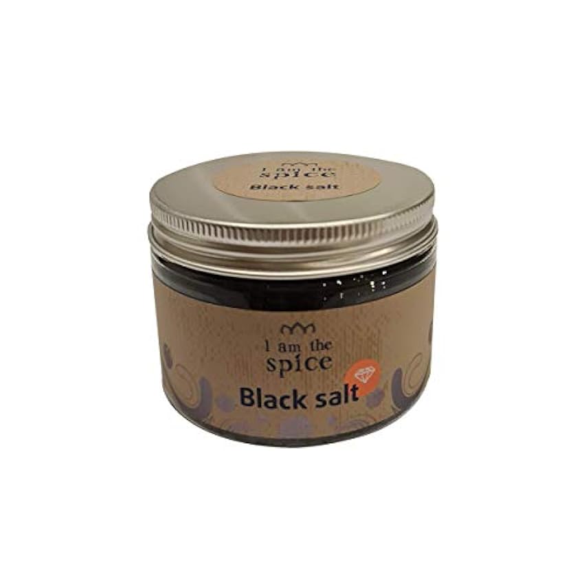 I am the spice Negro Sal, sal marina con carb—n vegetal, 100g FwklkIdC
