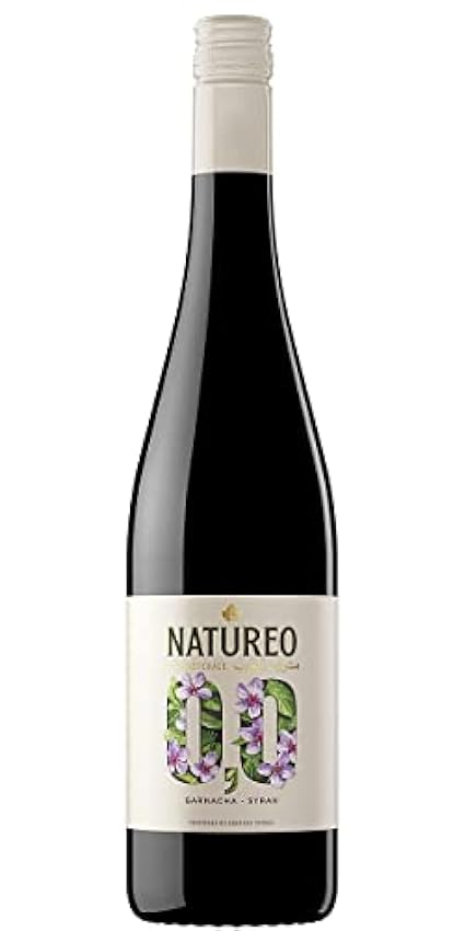 Natureo Syrah, Vino Tinto desalcoholizado - 6 botellas de 75 cl, Total: 4500 ml IuzIVVFV
