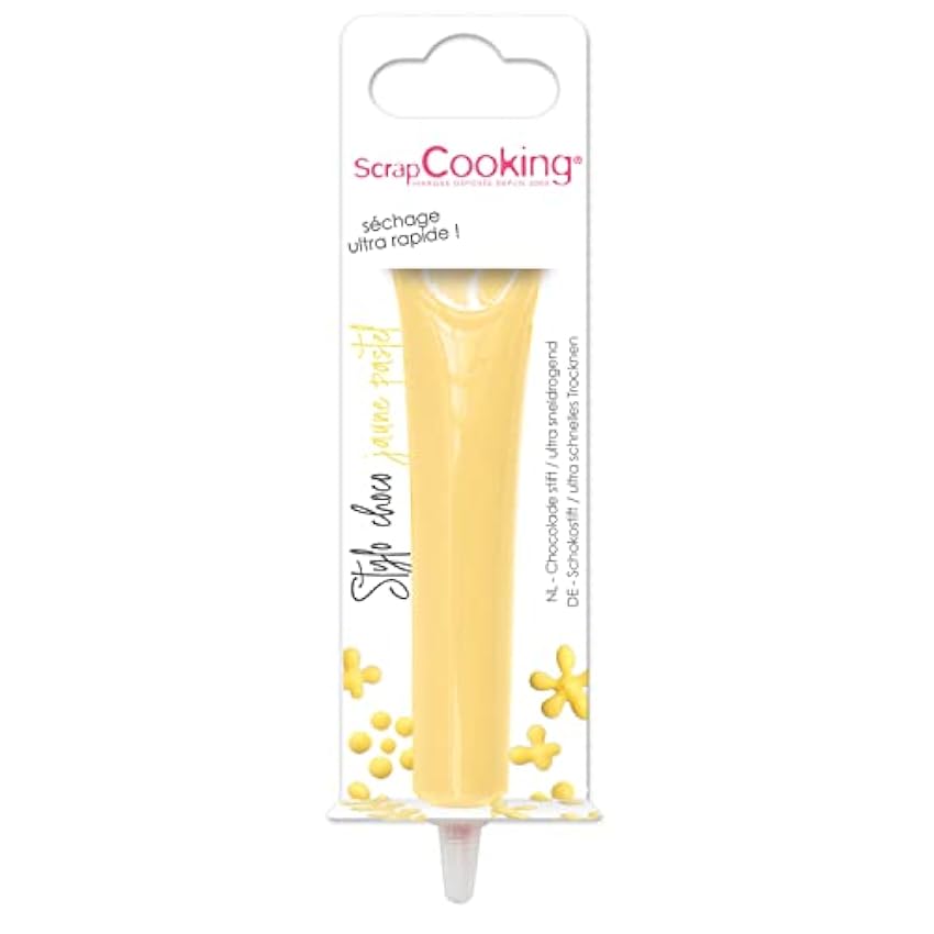 Bolígrafo de chocolate amarillo pastel 25 g LcRHO9QL